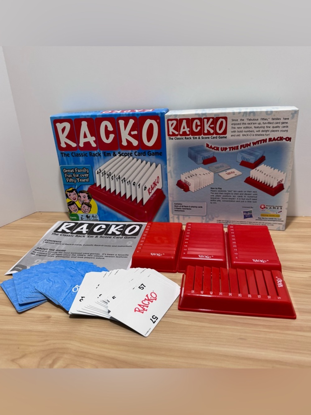 Rack-O Retro Game Games USA Classic Tabletop Game Family Game 2010 Complete Set - Picture 3 of 16